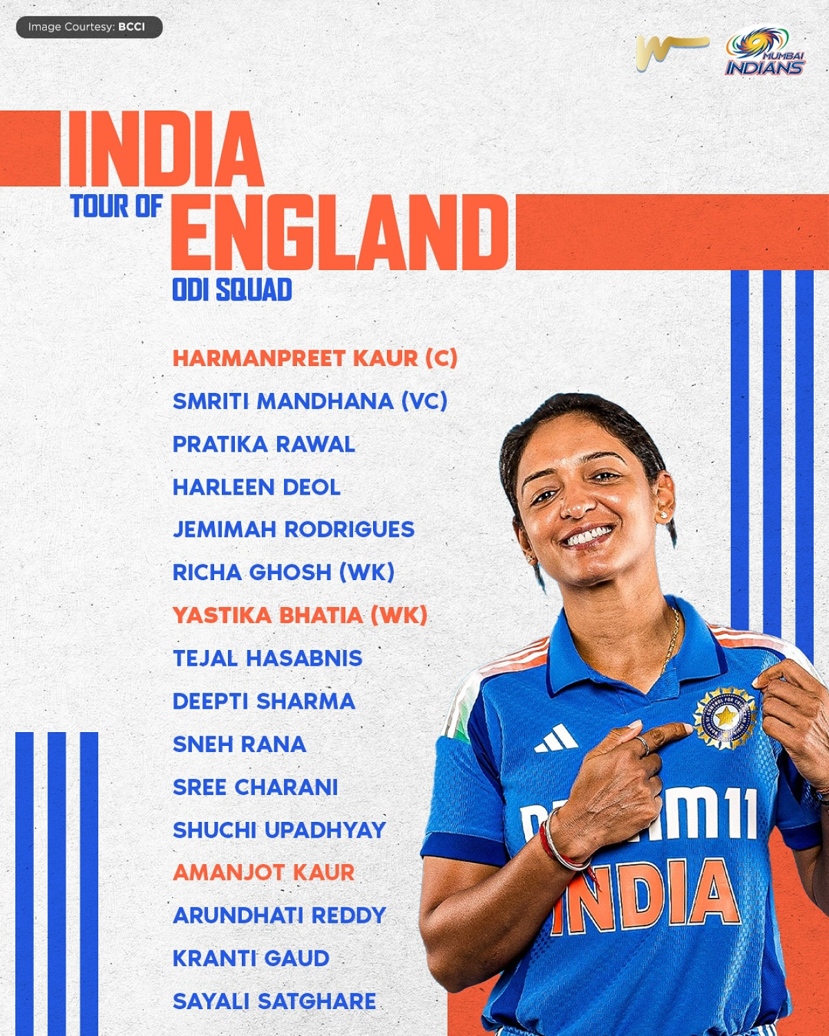 Mumbai Indians Squad Locked For ENG Vs IND Clash Mumbai Indians unveil their locked squad for upcoming ENG vs IND showdown, fans stirred.