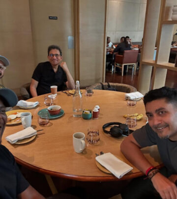 Former Cricketer Turned Commentator Enjoys a Chill Breakfast Under Fresh Morning Light!!!!