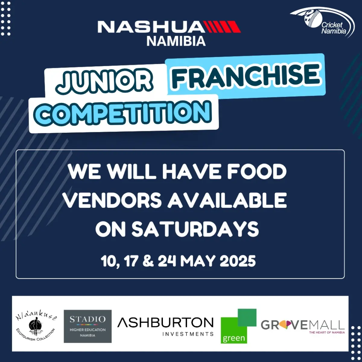 Namibia Nashua Junior Franchise Launches Initiative Namibia’s spirited junior cricket team, powered by leading sponsors, aims to inspire youth
