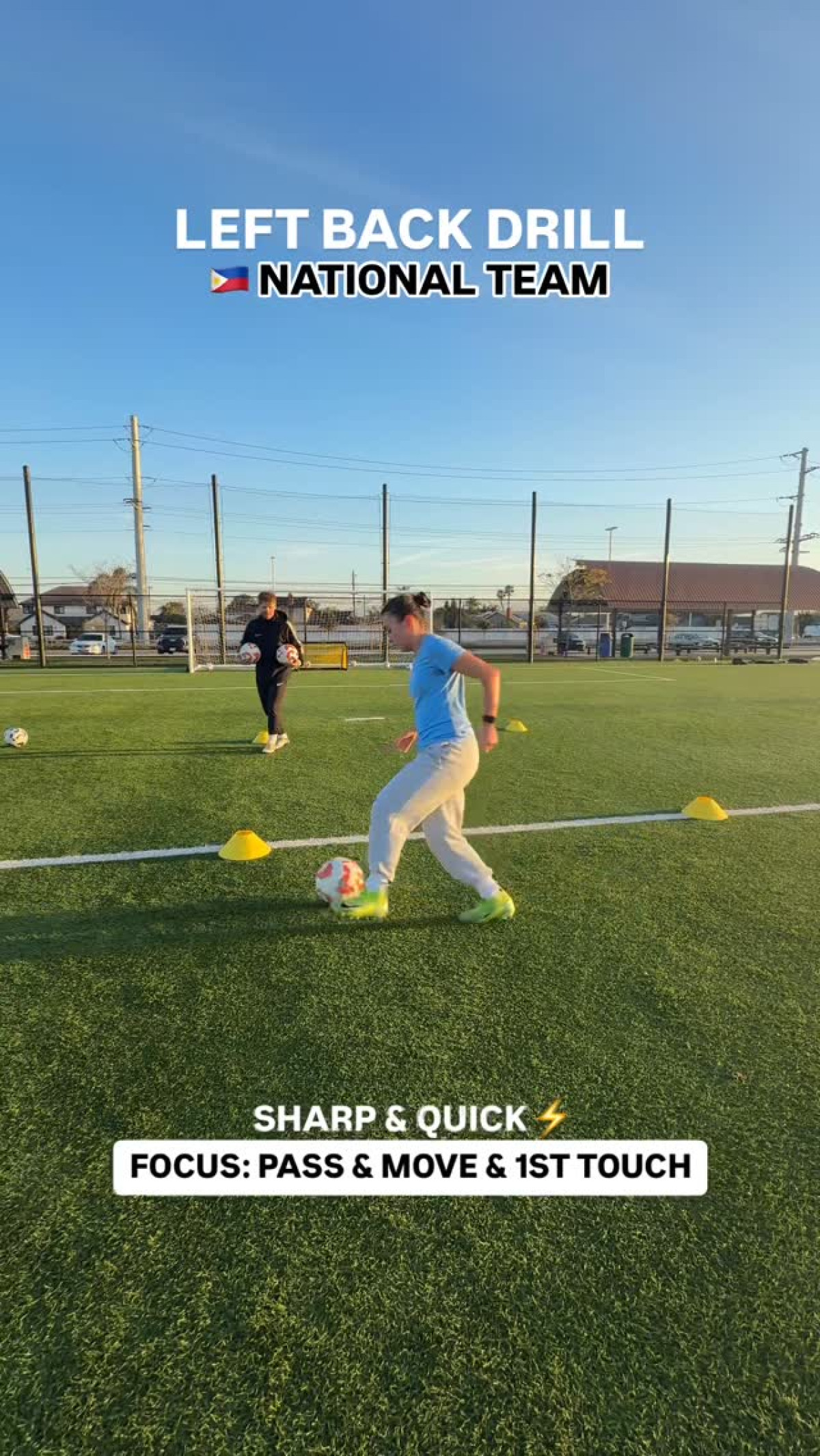 National Left Back Training Showcases Defensive Skills Arimarkey sharpens his left back prowess with Coach Michael on national turf — pure focus.