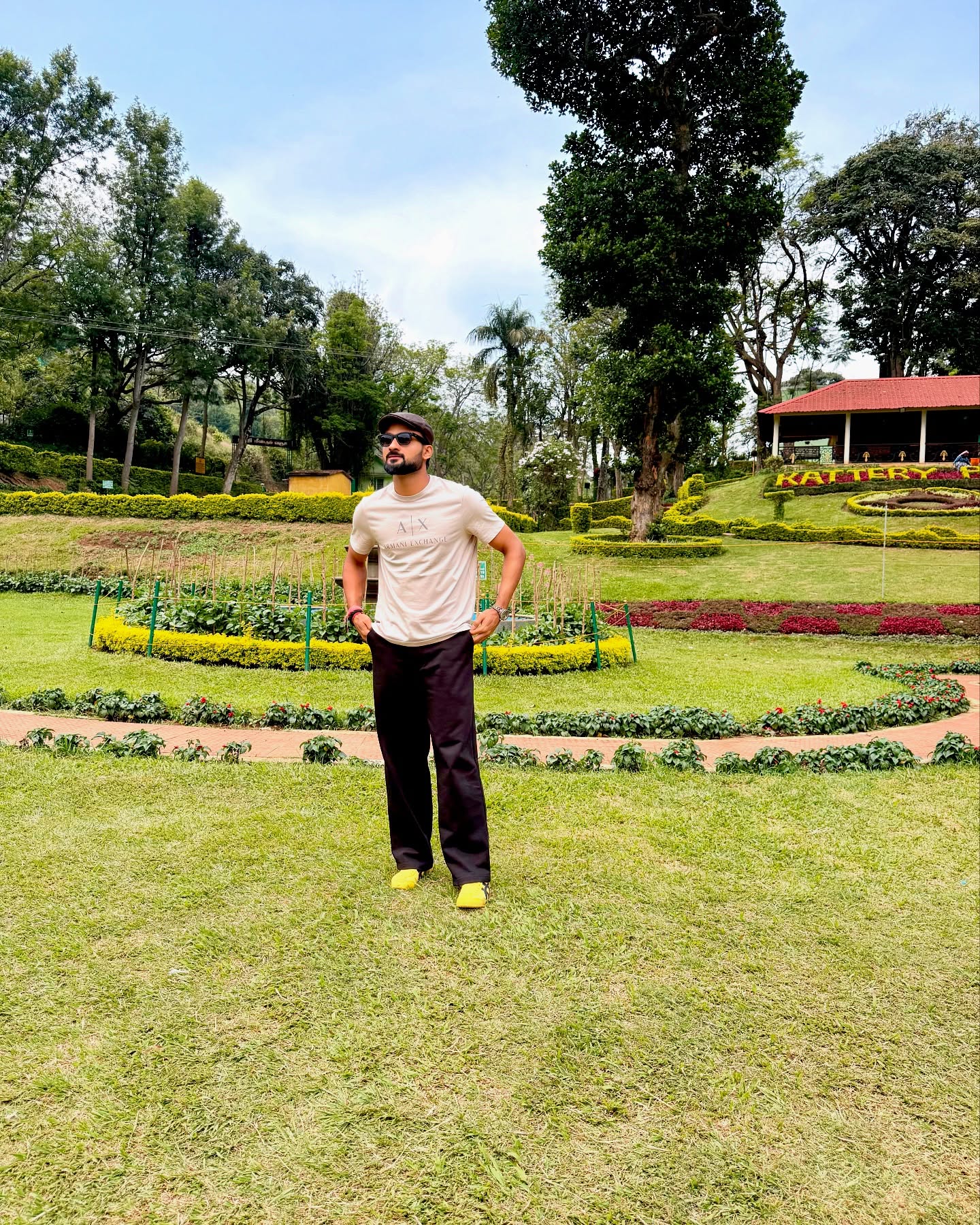 Serene backdrop inspires reflection as Akash Deep finds solace in nature in the gold fall!