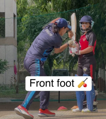 Embodying courage and drive, former cricketer showcases a fearless spirit inspired by cricket challenges.