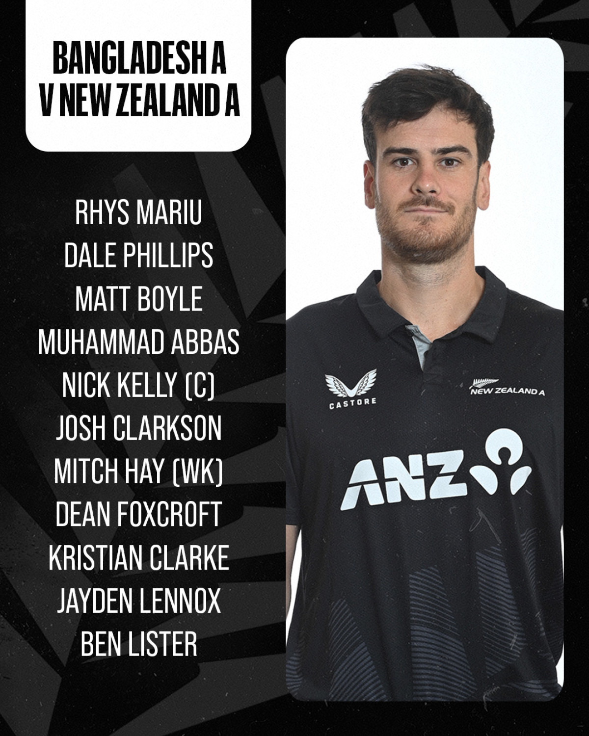New Zealand A Set To Bat First Against Bangladesh A Captain Nick Kelly leads New Zealand A as 5 debutants join in Sylhet’s thrilling encounter.