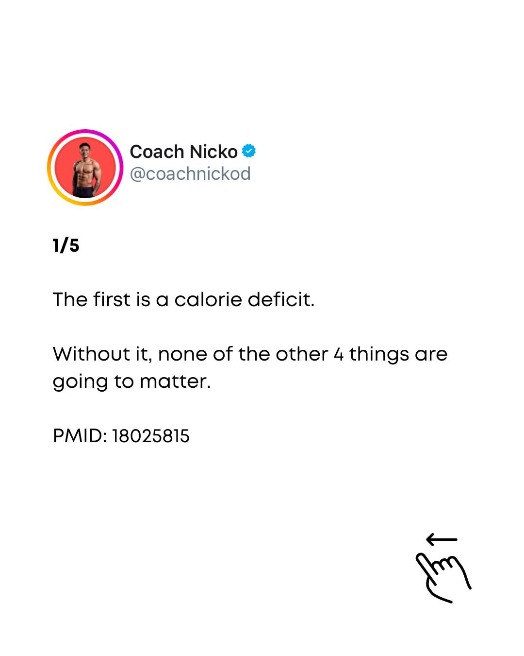 Nicko Dumadaug Offers Free Fat Loss Training Guide