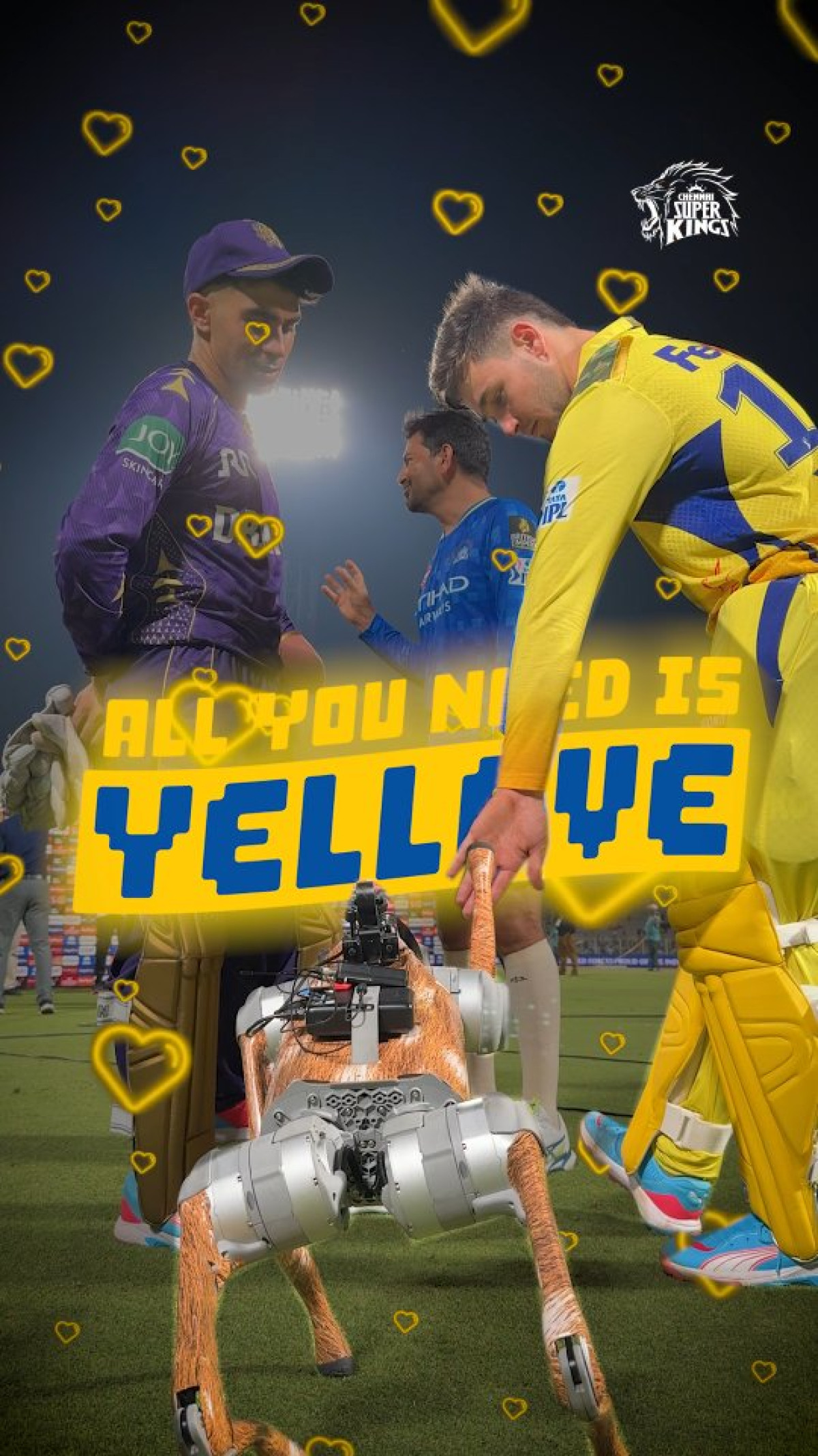 Noor Rocks; Robot Upsets: CSK Instagram Buzz Chennai Super Kings spark vibrant energy with bold Instagram posts showcasing fun & flair!