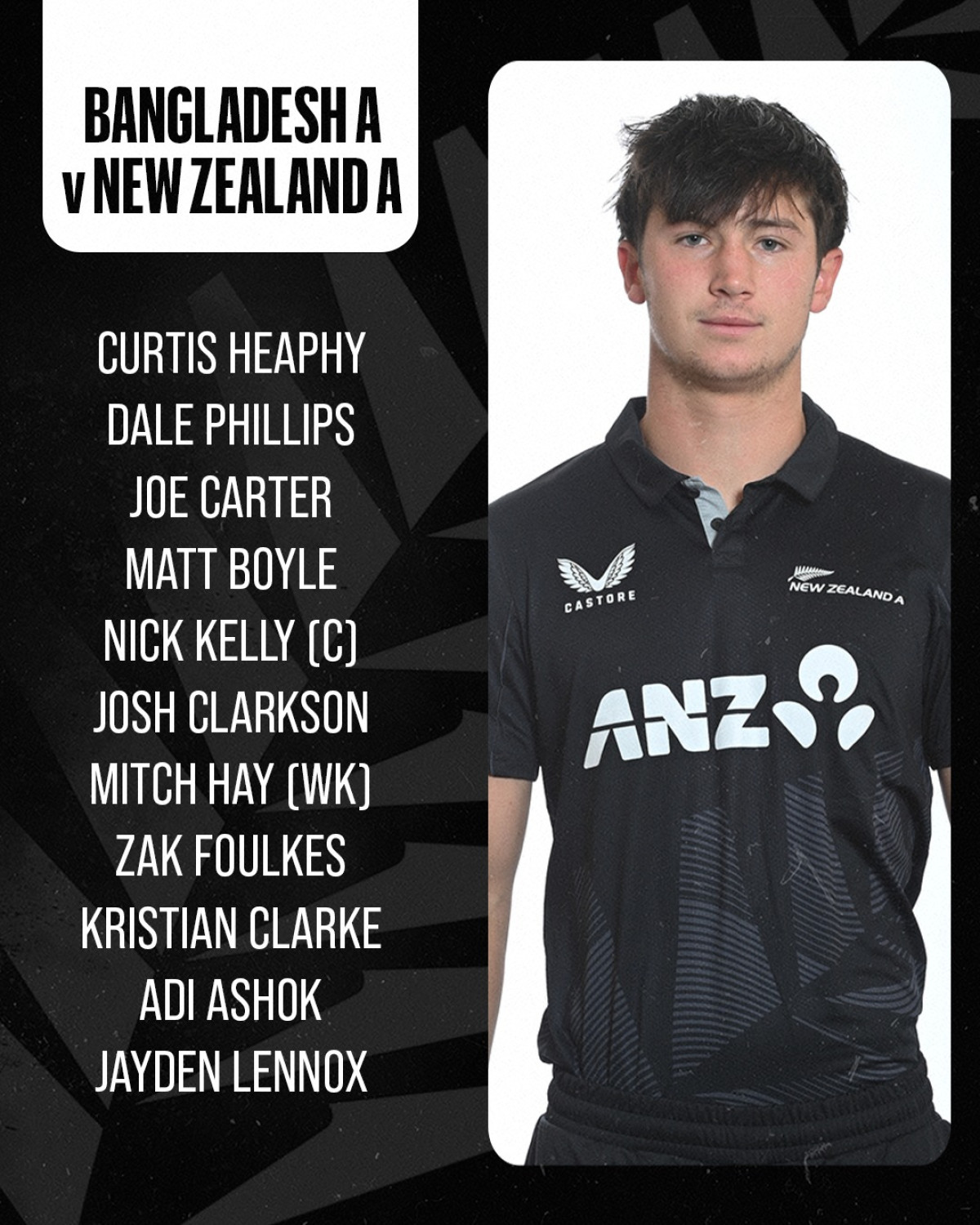 Kelly's toss win sparks NZ A clash as debutants Heaphy and Foulkes step up vs Bangladesh!