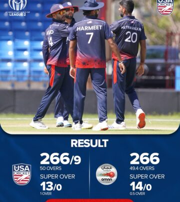 Oman Clinches Super Over Victory