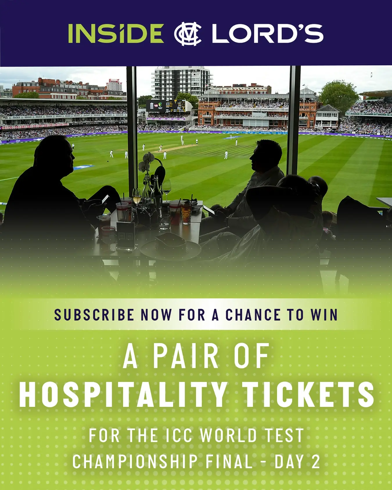 Experience an unparalleled contest at the historic venue where cricket legends are made!!