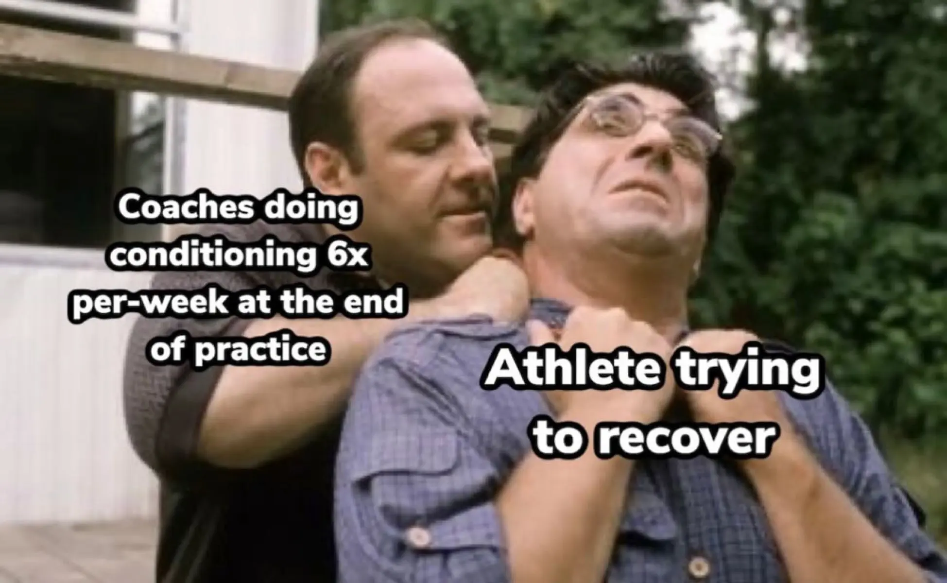 Overtraining Alert: Conditioning Vs Strength Training Risks Insightful tips highlight dangerous training habits: excessive conditioning, no rest days,