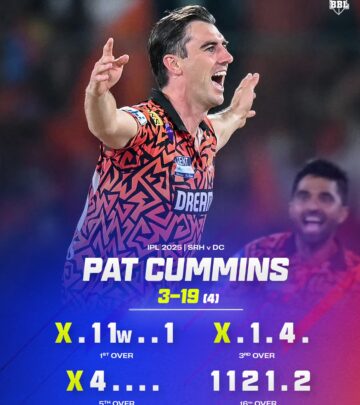 Aussie pacer delivers dynamic pace, sparking global comparisons in IPL action on the field.