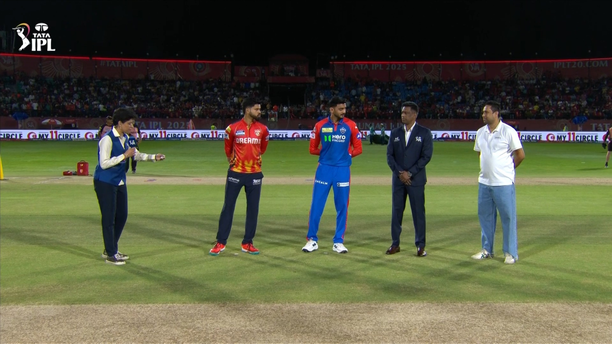 Punjab Kings elect to bat first, setting the stage for an action-packed IPL battle tonite.