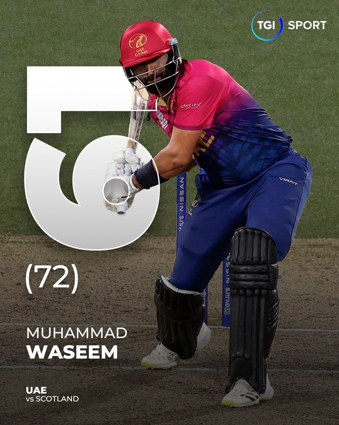 UAE cricket star smashes a towering knock, sparking magic through every powerful boundary!