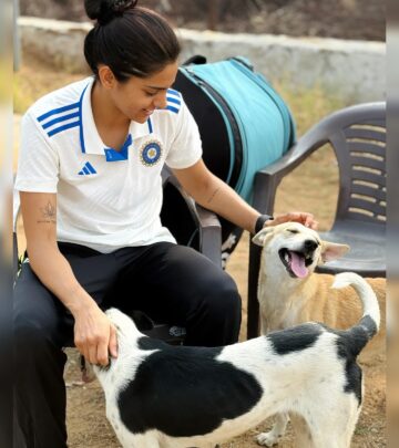 Cricketer Priya Punia unveils a vibrant side, sharing hope and positivity through art!!..