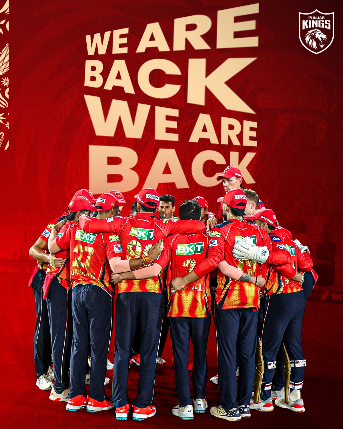 Punjab Kings Fired Up For IPL 2025