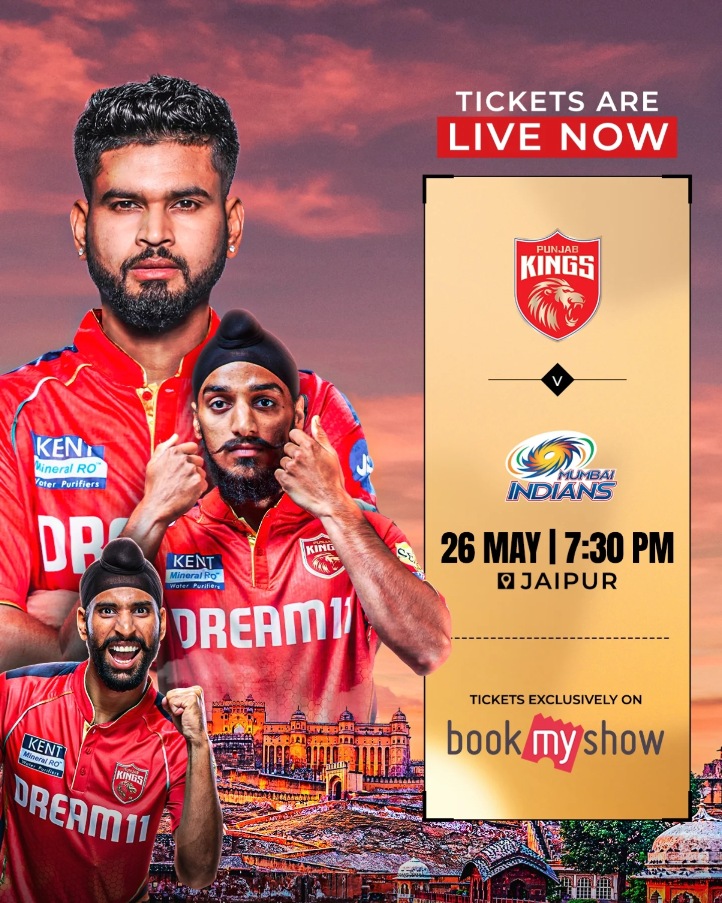 Punjab Kings Gear Up For Final League Clash Final league stage heat builds as Punjab Kings energize fans with exclusive ticket sales!!