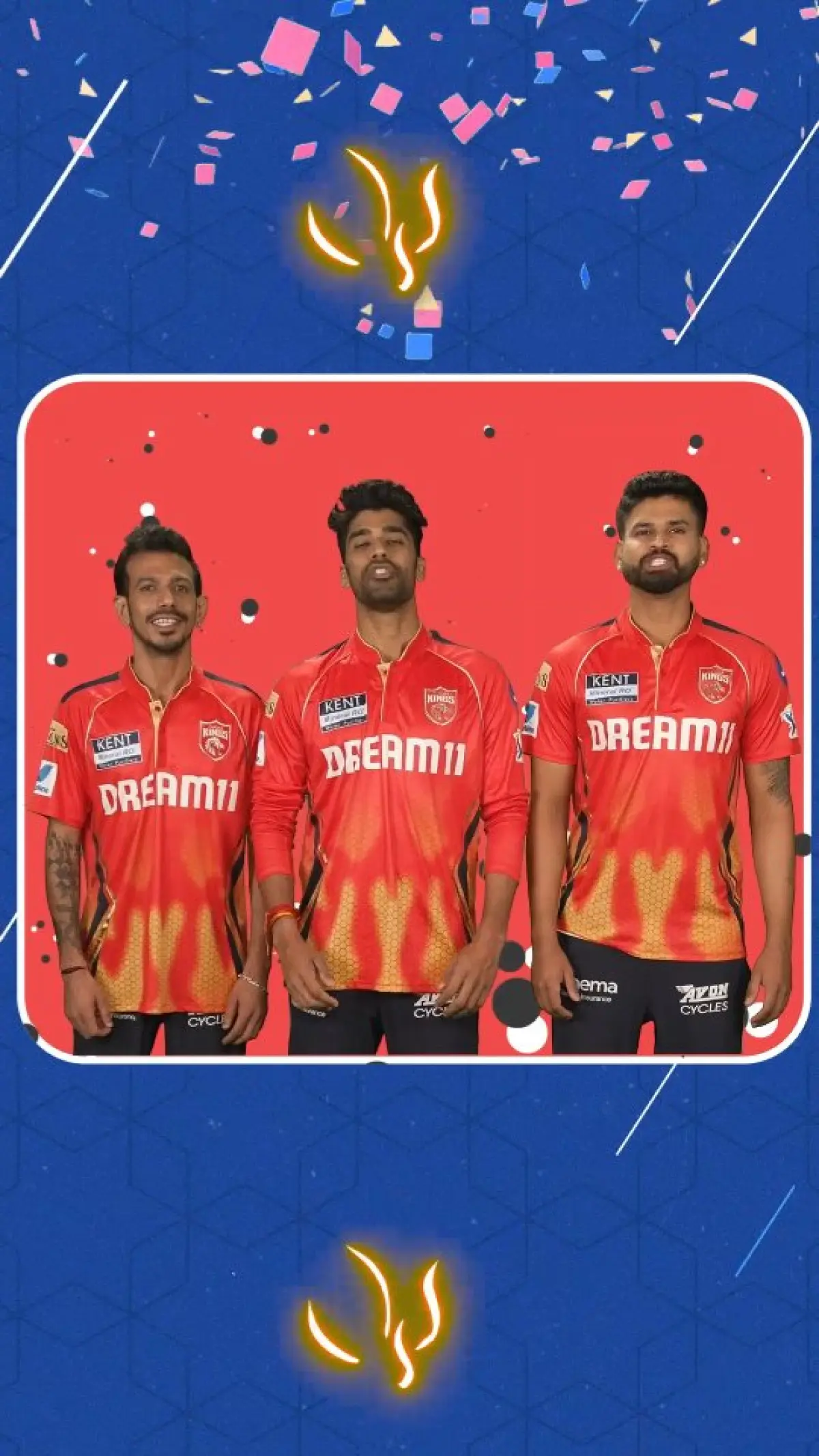 Punjab Kings: Men Of All Seasons Shine On Celebrating relentless spirit and winning streaks as our team leads in IPL excitement!!!!!