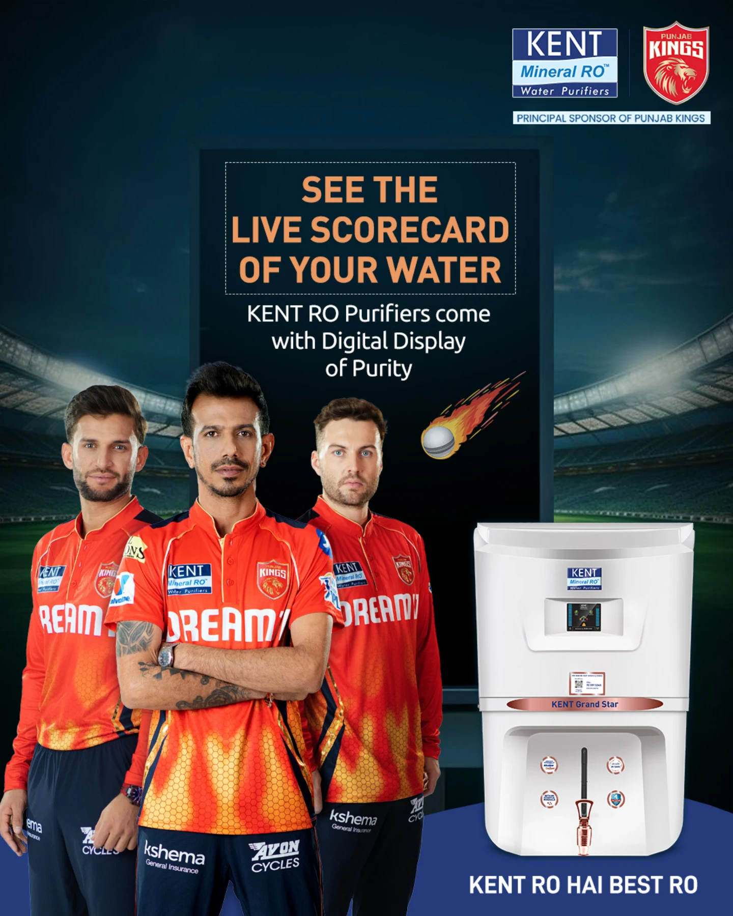 Punjab Kings: Top Performance On Field And Home Setting unmatched standards from cricket pitch to your home, excellence drives each move!!