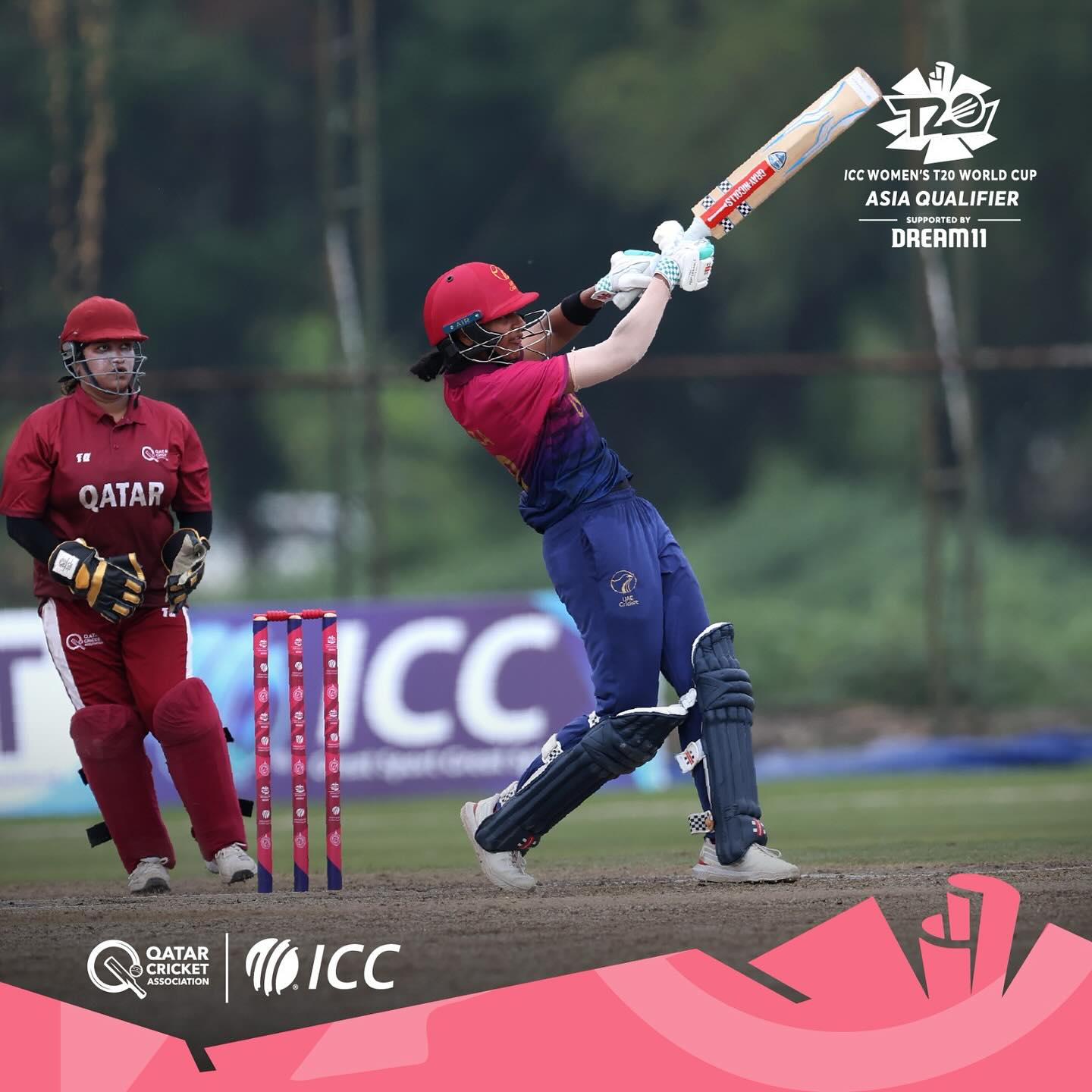 Qatar In Action Vs UAE