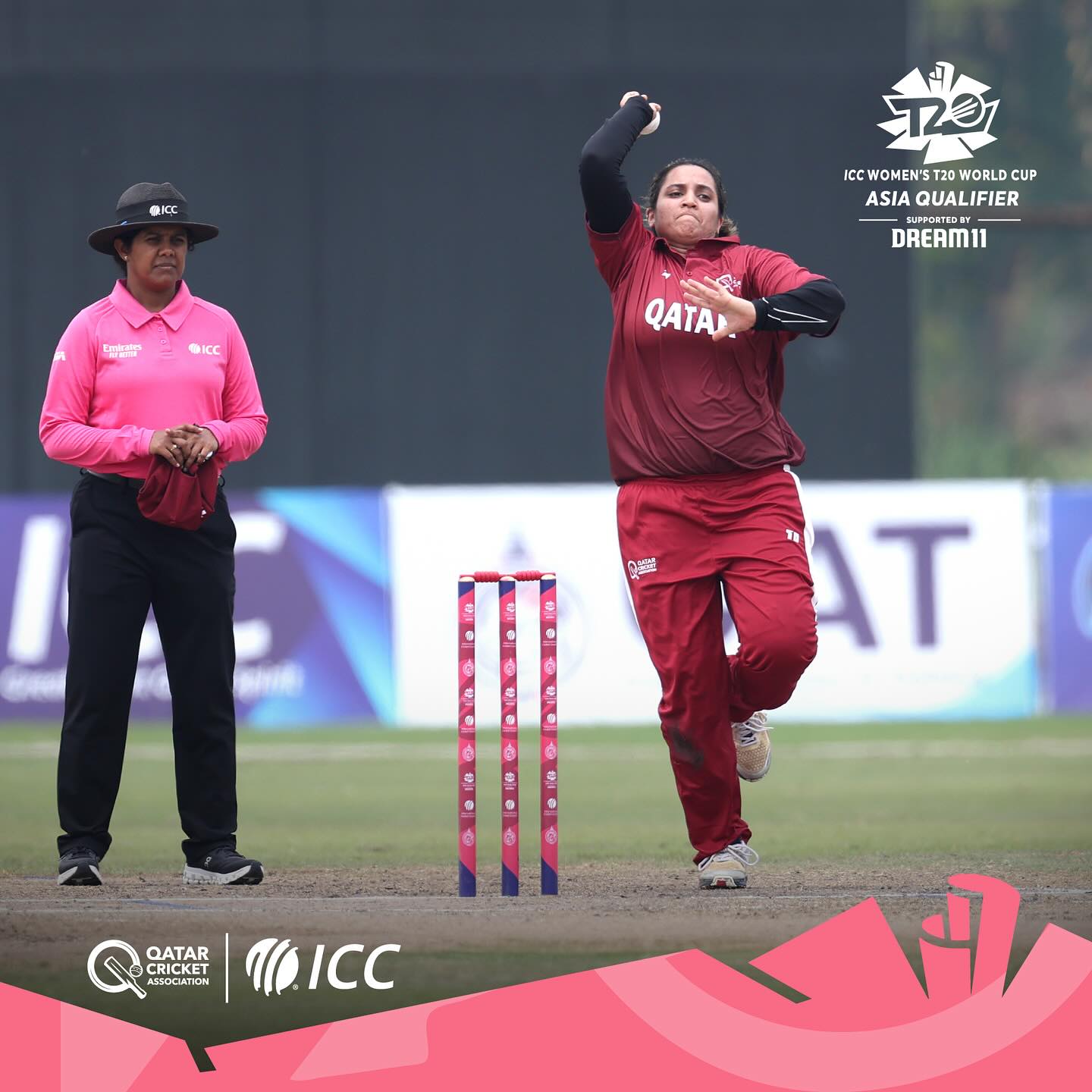 Qatar In Action Vs UAE