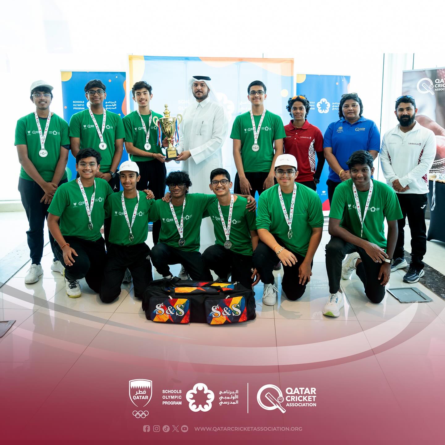 Qatar School Cricket Finals Ignite Young Talents