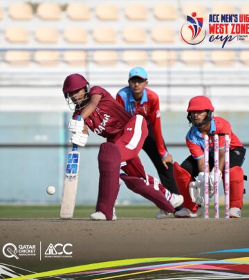 Thrilling action unfolds as Qatar and Kuwait battle fiercely in the ACC U16 West Zone Cup!