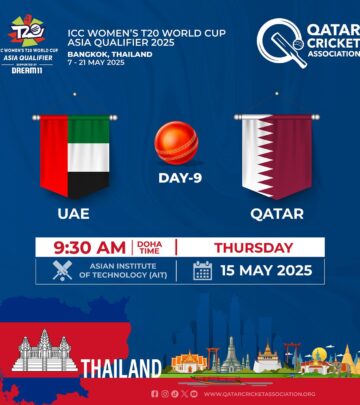 Qatar Vs UAE Face Off In Women’s T20 Asia Qualifier