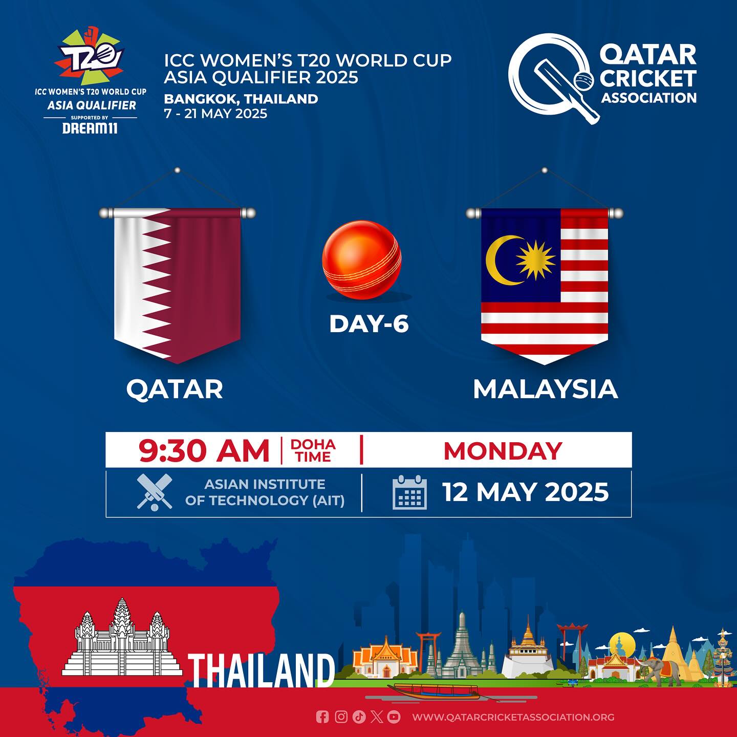 Qatar Women’s Team To Clash In T20 Asia Qualifier