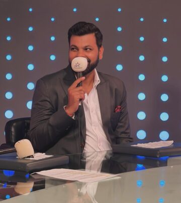 At JioHotstar Studios, R. P. Singh merges broadcast flair with cricket passion for IPL2025.
