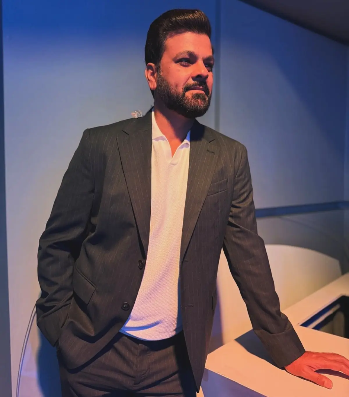 R. P. Singh Embraces Work Mode at Studio Cricket veteran R. P. Singh fuels studio sessions with pure insight and work mode in style.