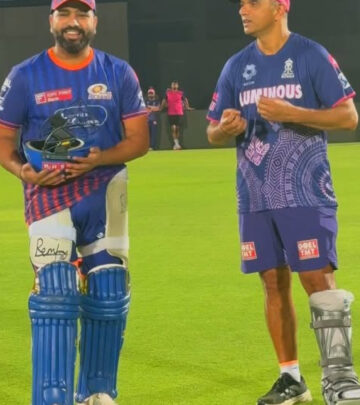 Rajasthan Royals deliver playful tribute with ‘Never change, Sharma ji!’ on Insta today!!!