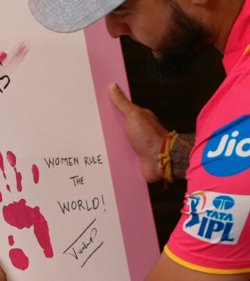 Bursting with youthful charm, this playful Rajasthan Royals post celebrates vibrant spirit