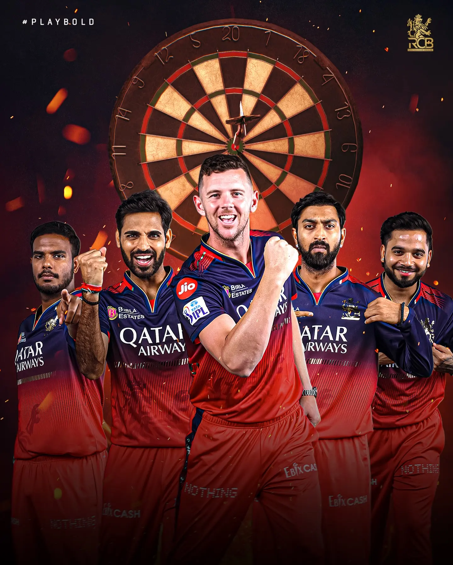 RCB Bowlers Ignite Playoffs With Fiery Prowess RCB bowlers scorch opposition, fueling dreams and sparking playoff hopes with every spell!