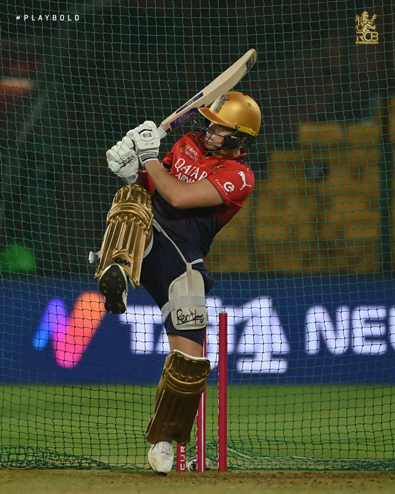 RCB Inspires With Bold Action In IPL 2025 RCB's Instagram post captures pure energy, bold moves, and unwavering focus for IPL 2025!!