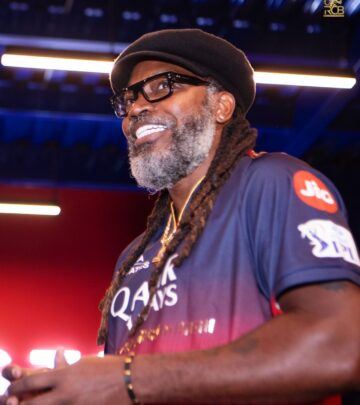 RCB’s Hall Of Famer Chris Gayle Catches Up With The Boys