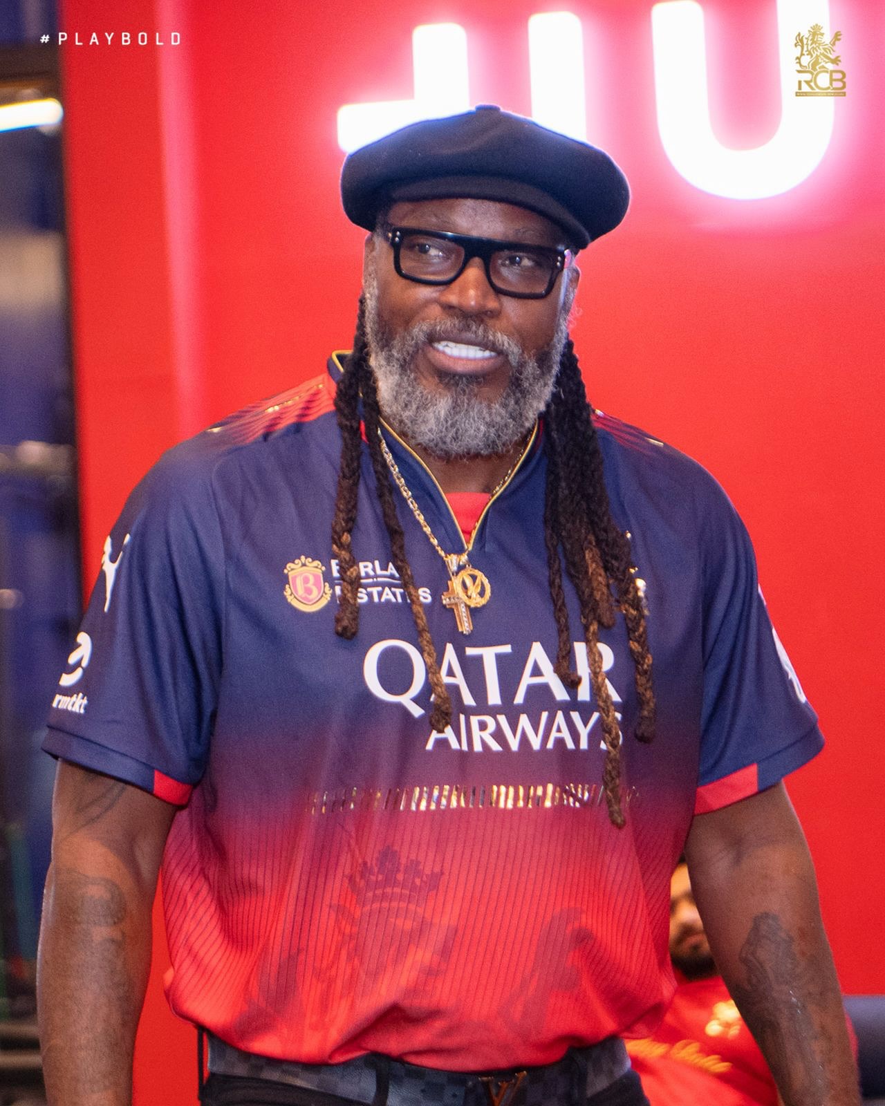 RCB’s Hall Of Famer Chris Gayle Catches Up With The Boys