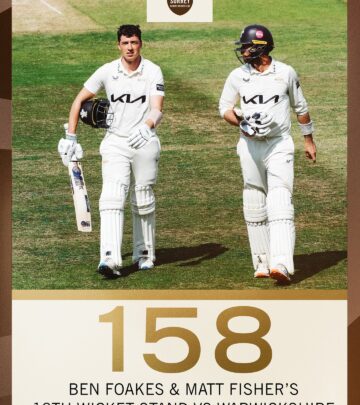 Record Stand For Surrey