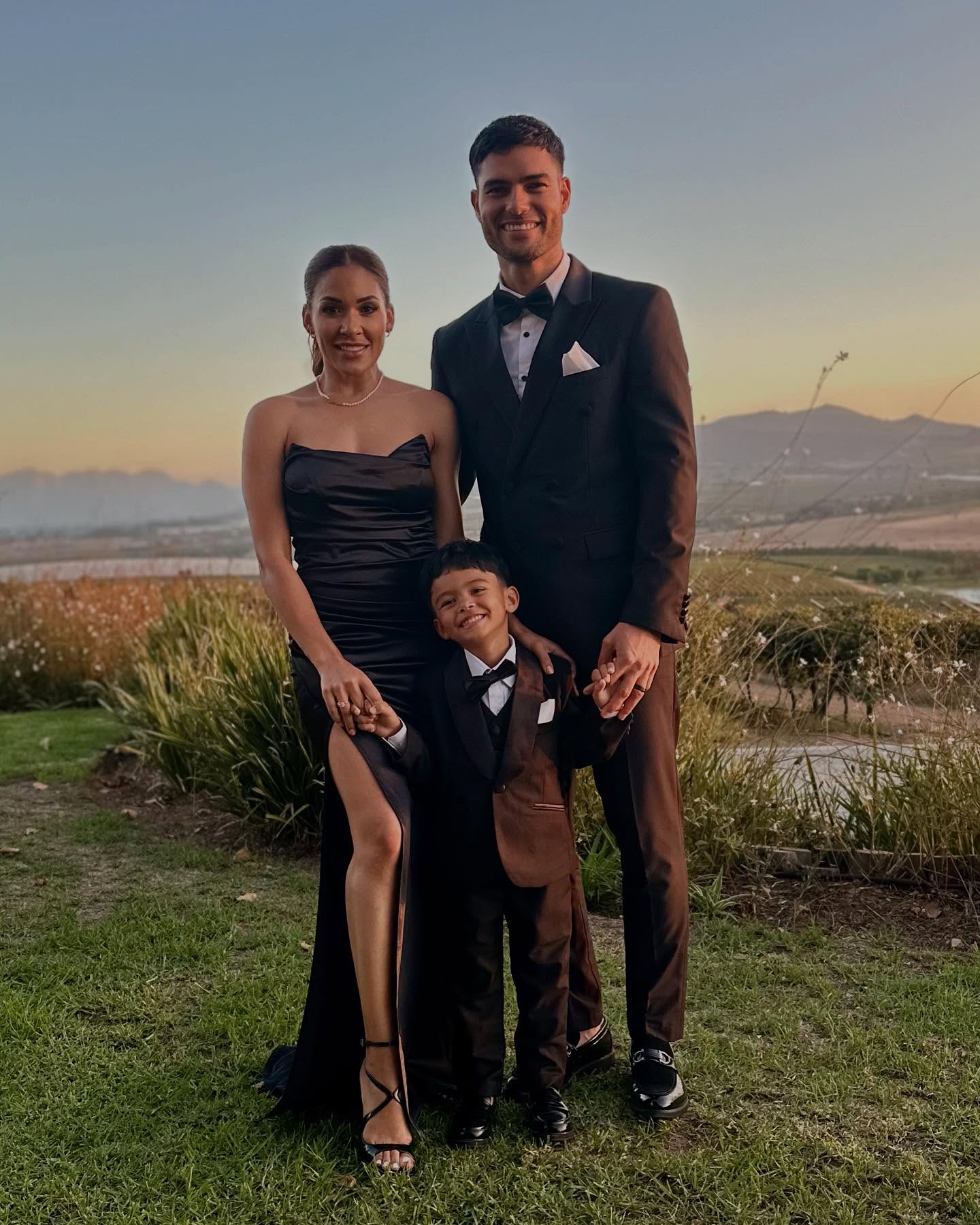 Reeza Hendricks Shines Under Starry Wedding Lights