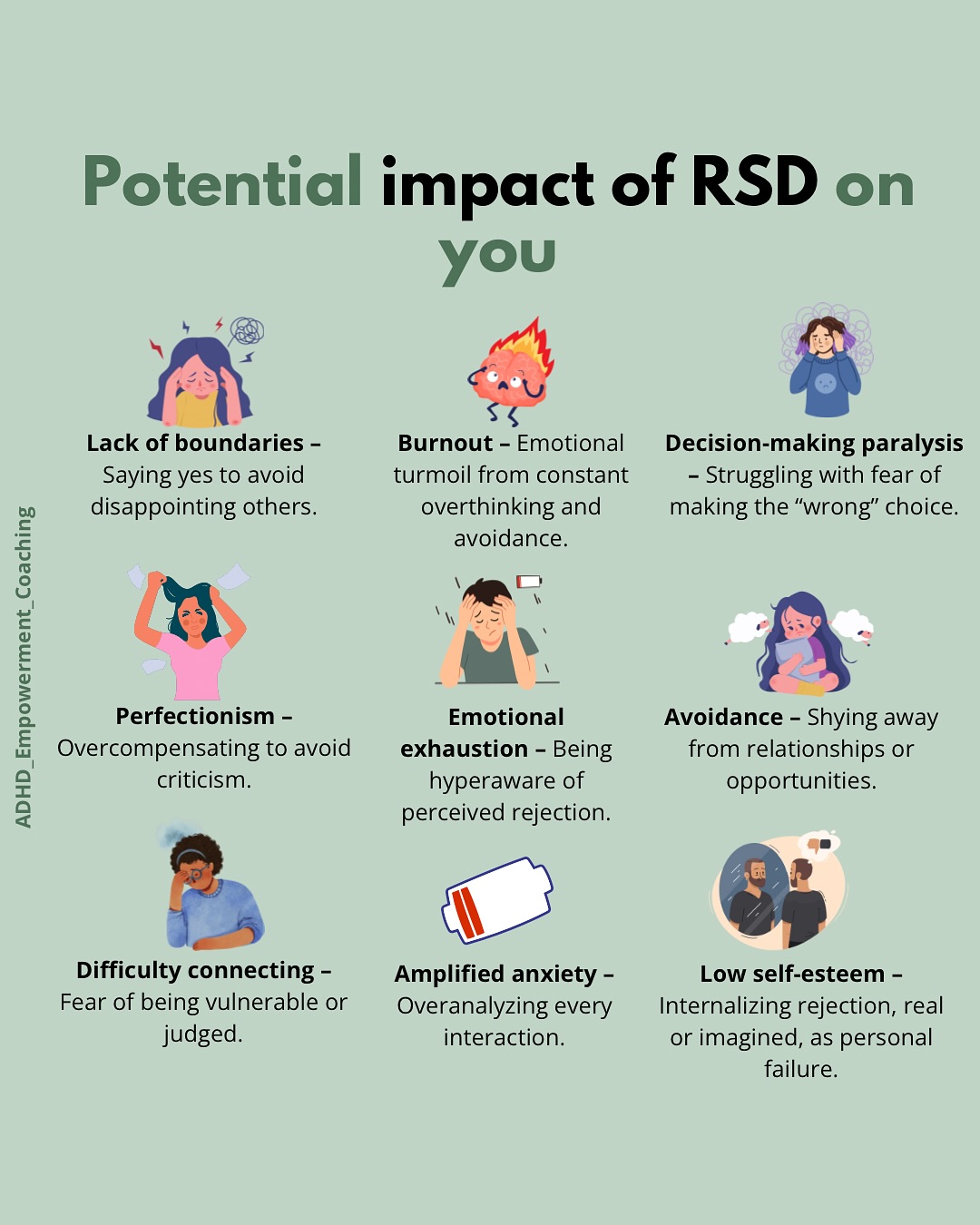 Resilience Through ADHD Coaching for RSD Struggles