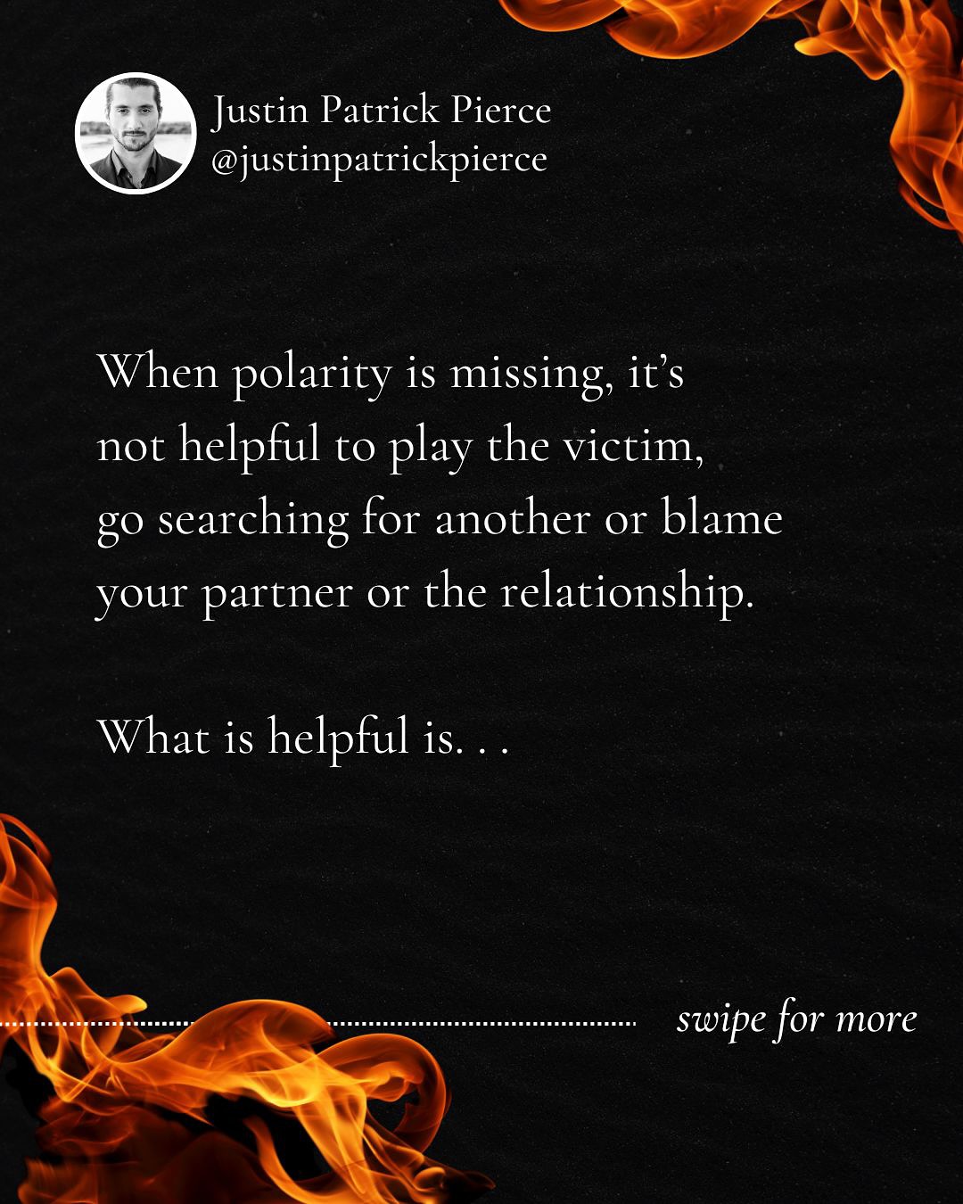 Restoring Relationship Polarity