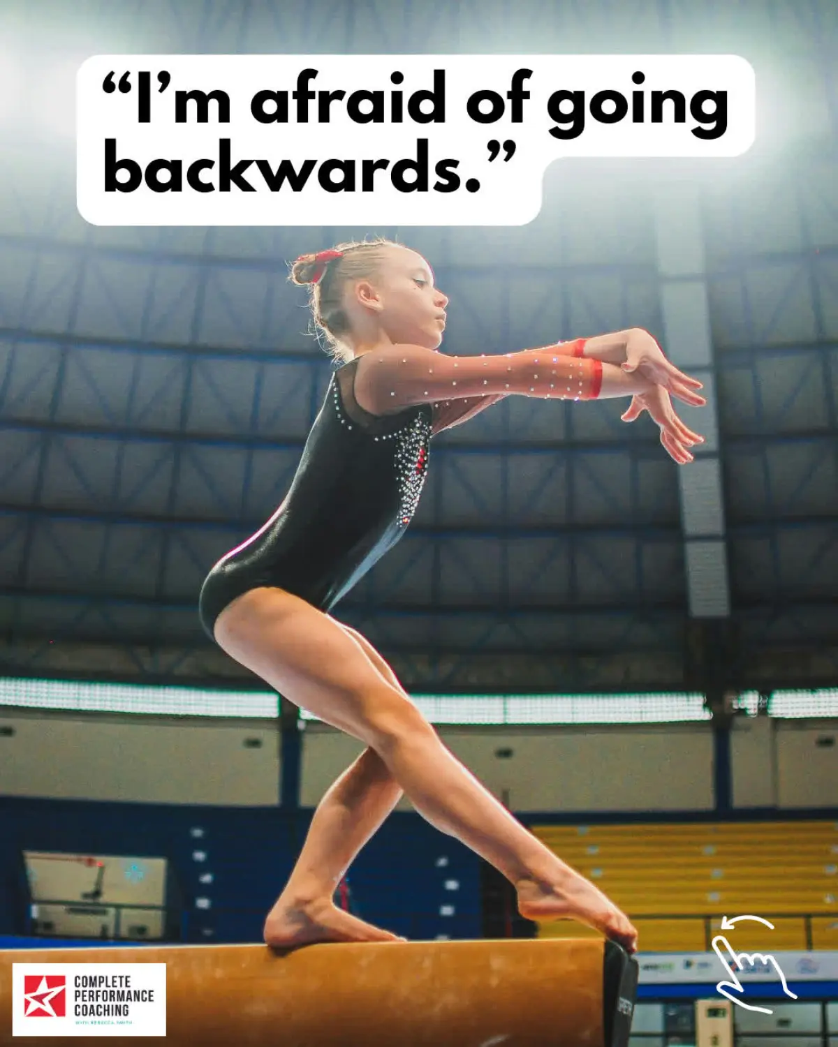 Reverse To Move Forward: Unlocking Mental Blocks Stepping backwards builds trust and confidence for gymnasts overcoming mental block hurdle.