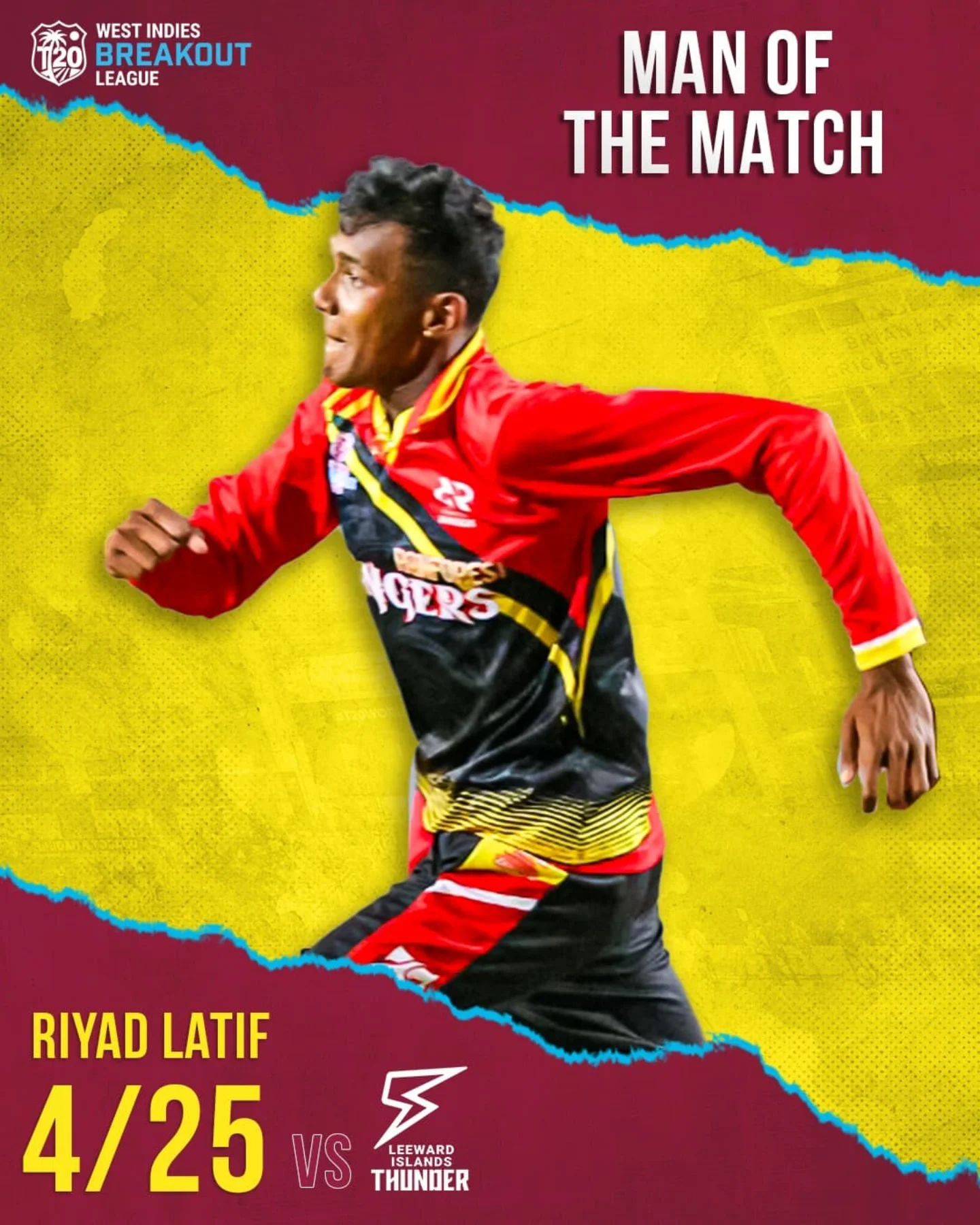 Riyad Latif Lifts Rangers To Victory Breakout star Riyad Latif propels Rainforest Rangers to a decisive CPL win in pressure now