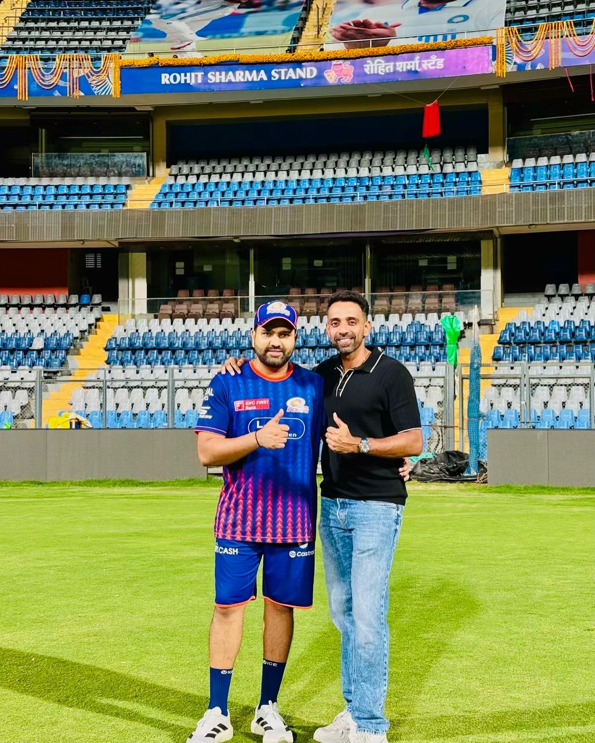 Rohit Sharma Honored With Eponymous Stand At Wankhede