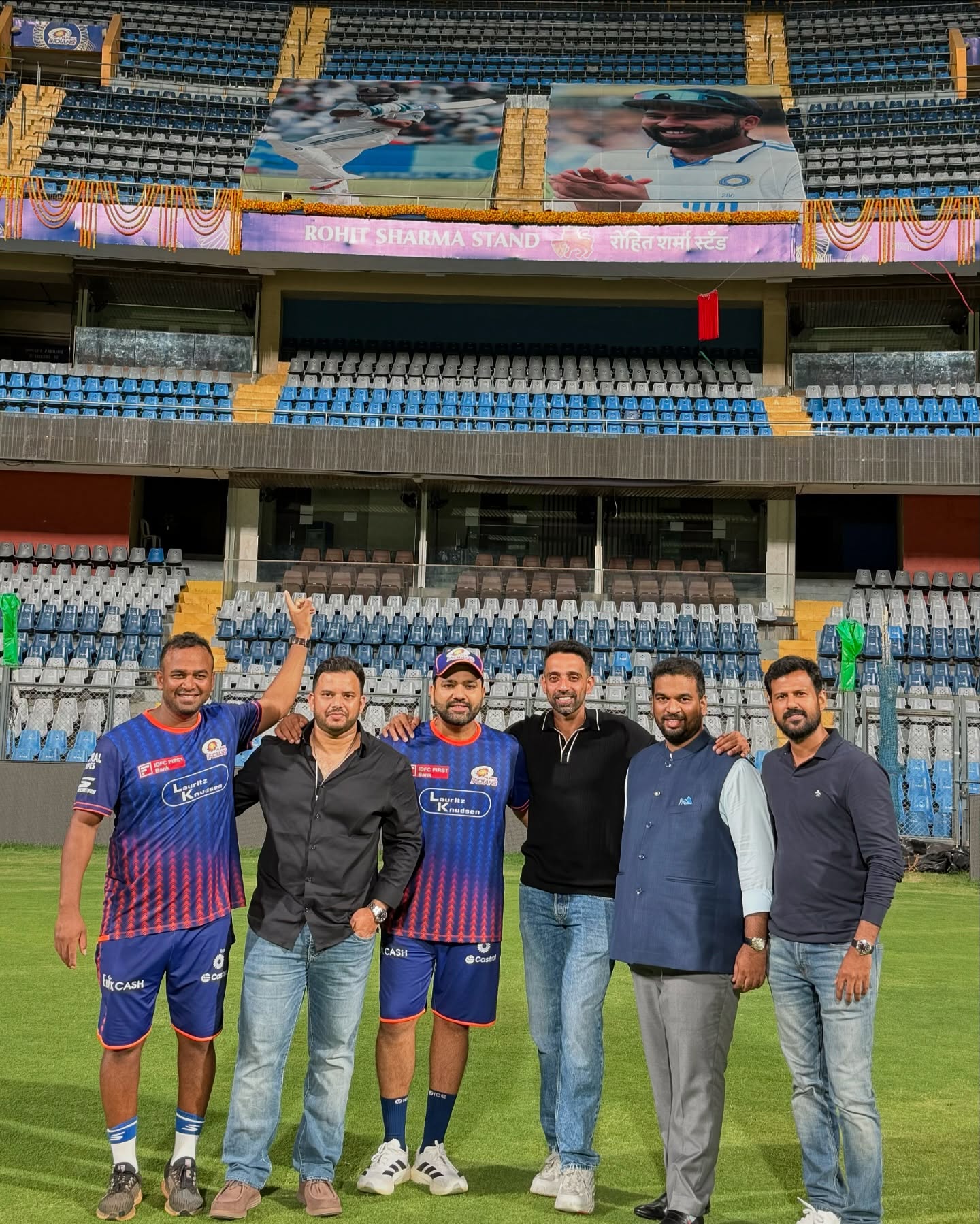 Rohit Sharma Honored With Eponymous Stand At Wankhede