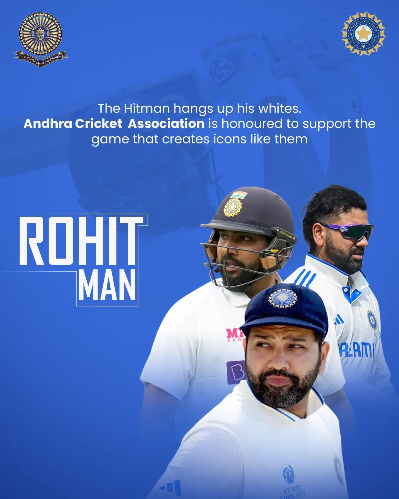 Rohit Sharma Retires From Test Cricket Elegance, leadership and timeless artistry: The Hitman’s final chapter in Test cricket!