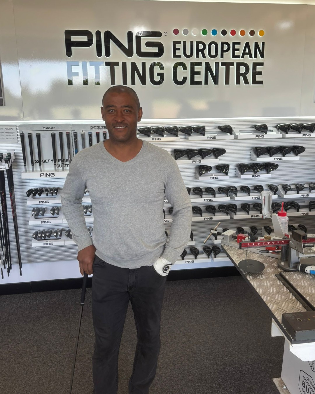 Rugby Legends Visit European HQ