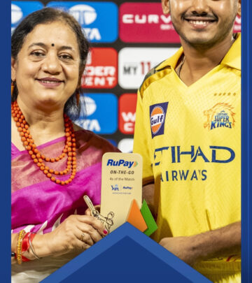 Ayush Mhatre shines online, grabbing RuPay On-the-go 4s award in a thrilling IPL clash!!!