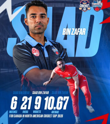 Saad Bin Zafar Shines At North American Cup