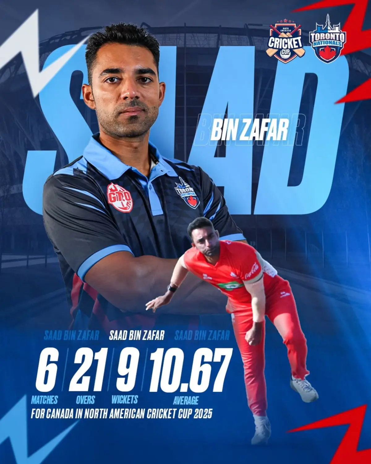 Saad Bin Zafar Shines At North American Cup Saad Bin Zafar shines at North American Cup, celebrating a brilliant display in Canada!!!