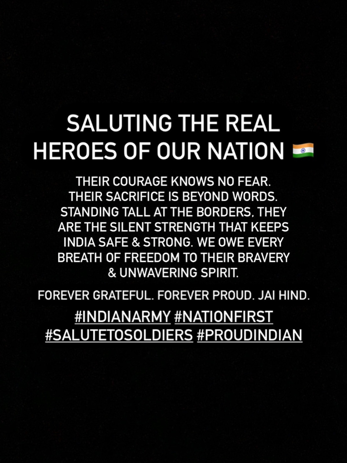 Saluting fearless border guards whose sacrifice secures peace and fortifies our homeland!