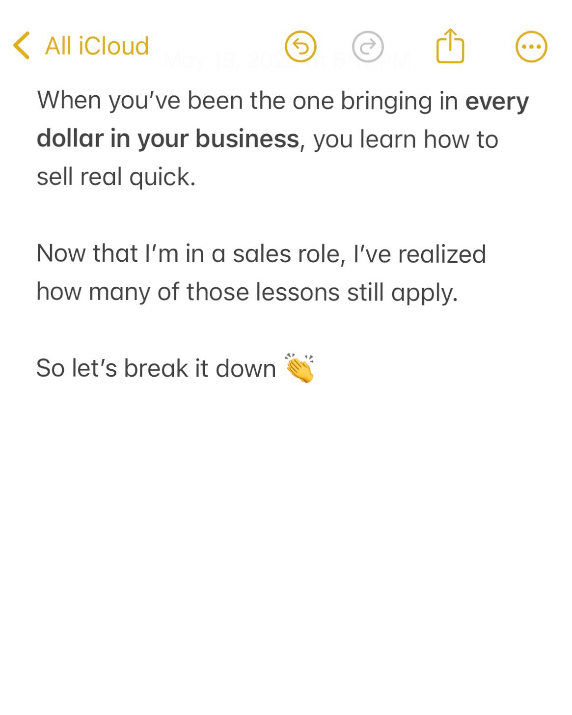 Sam Whisnant's Sales Wisdom and Scaling Success